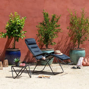 Sillón relax acolchado Lafuma Zero Gravity RSX Clip XL, plegable, tejido AirComfort, tumbona multiposición XL