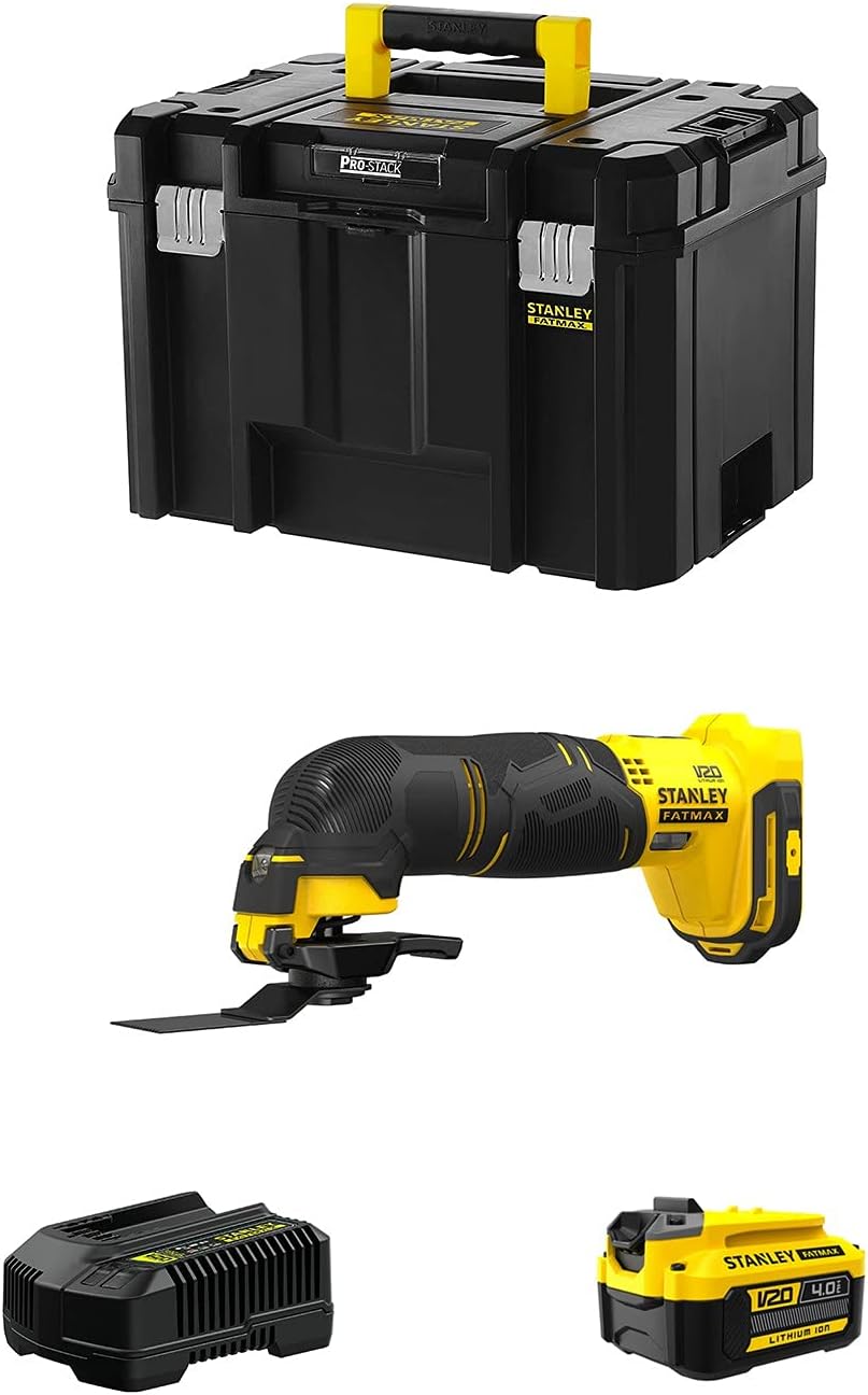 Herramienta multifunción STANLEY FatMax SFMCE500M1T (1 batería de 4,0 Ah + cargador + TSTAK VI)