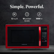 Horno de microondas Farberware Classic de 1.1 pies cúbicos y 1000 vatios