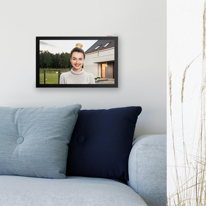 Videoportero WiFi EZVIZ HP5, sistema de videoportero 1080P, monitor táctil a color de 7", timbre de video de 2 hilos, desbloqueo remoto, audio bidireccional, visión nocturna, diseño delgado