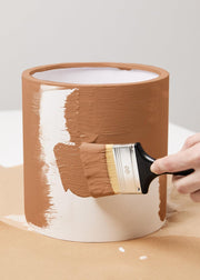 CREATE / WINDCALM CONCRETE / Ventilador de techo blanco madera clara con mando a distancia / 40W, carcasa de yeso personalizable, Ø132 cm, programable, función verano-invierno, luz LED de 3 temperaturas