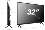 Smart Tech 32HN01K TV HD LED 32 pulgadas (80 cm) Triple Sintonizador Dolby Digital Plus, 3xHDMI, 2xUSB