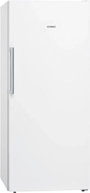 Congelador Siemens GS54NAWCV iQ500, 176 x 70 cm, 327 L, noFrost nunca más volver a descongelar, bigBox espacio para alimentos congelados grandes, varioZone estantes y cajones de cristal flexibles, Blanco