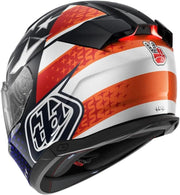 SHARK, Casco de moto integral SKWAL i3 US Flag x Troy Lee Designs Azul Rojo Blanco BRW