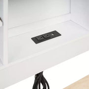 Cama tipo plataforma con nido y cajones, cama tipo plataforma con almacenamiento y USB, cama tipo plataforma de madera con estantería