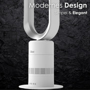 Ventilador de torre Zilan, motor BLDC de bajo consumo con mando a distancia, ventilador oscilante de bajo consumo, diseño muy silencioso, ventilador de pie de 10 niveles, ventilador de columna con refrigeración, ventilador de torre.