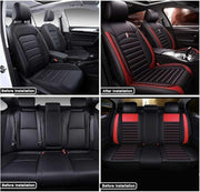 HHCVLUZI Funda de asiento de coche para Renault Captur II 2020-2021, cuero sintético delantero y trasero, protector de asiento transpirable, accesorios de interior, azul