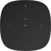 Altavoz inteligente Sonos One, negro – Altavoz Wi-Fi inteligente con control por voz Alexa, Google Assistant y AirPlay – Altavoz multiroom para streaming de música ilimitado