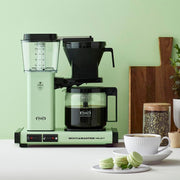 Moccamaster KBG Select, cafetera, cafetera retro, café de filtro, color blanco hueso, 1,25 L