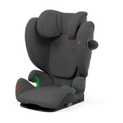 CYBEX Gold Silla de coche infantil Solution G i-Fix, para coches con y sin ISOFIX, desde aprox. 3 hasta 12 años (100 - 150 cm), desde aprox. 15 hasta 50 kg, Lava Grey