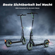 Patinete eléctrico homologado para la vía pública, 8,5 pulgadas, 30 km de autonomía máxima, aplicación, pantalla LED, carga máxima de 120 kg, patinete eléctrico plegable para adultos para el desplazamiento diario.