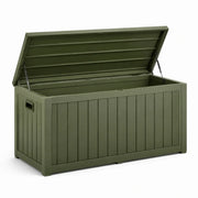 Caja de almacenamiento para jardín de plástico 120x45x60cm verde