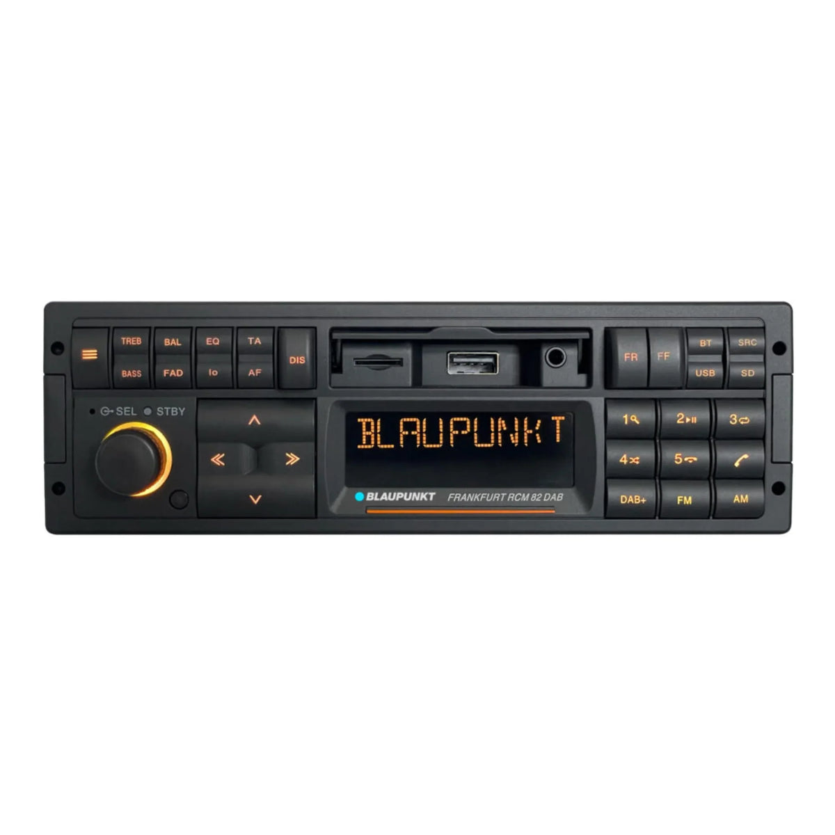 BLAUPUNKT Frankfurt RCM 82 DAB, autorradio 1 DIN, DAB+, Bluetooth, manos libres, control desde el volante, 200 vatios
