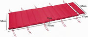 CASARIA® Juego de 2 tumbonas, incluye cojín, para 2 personas, color rojo oscuro, plegables, resistentes a la intemperie, madera, tumbona de jardín, ergonómicas, capacidad de carga de 160 kg, certificadas FSC®, tumbona basculante, balcón, 154x60 cm