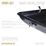 Cofre de techo Tetrax Sport 430 litros negro