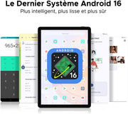 Tableta Android DOOGEE U11 con IA Gemini, 11 pulgadas 90 Hz, 16 GB RAM + 128 GB ROM (2 TB TF), tableta Android Octa-Core, 8580 mAh, cuerpo metálico ultrafino de 7,9 mm, cámara de 13 MP, Widevine L1/Face ID/WiFi 5G