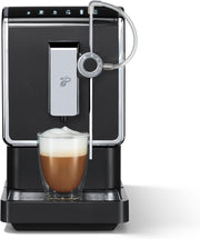 Cafetera automática Tchibo Esperto Pro con función One Touch para Caffè Crema, espresso y especialidades de café con leche, antracita