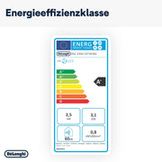 De'Longhi Pinguino PAC EM82, aire acondicionado portátil para habitaciones de hasta 80 m³, 9.400 BTU, 2,4 kW, 63 dB, función de deshumidificación, clase energética A, temporizador 24 h, blanco