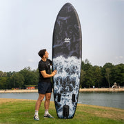 MATCHU - Tabla de Paddle Surf Hinchable - Stand Up Paddle - Set Completo - Capacidad de Carga hasta 150 KG - 320x81x15 CM - Antideslizante - Plataforma Flexible