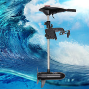Motor eléctrico de 45 libras para bote inflable, kayak, embarcación de pesca, motor de hélice, motor de paleta, fuera de borda de 12v
