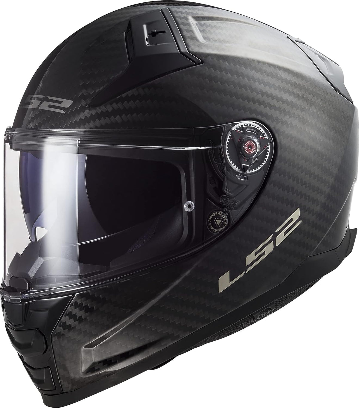 LS2, Casco Integral de Moto VECTOR II CARBON Gloss Carbon, L