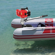 Motor fueraborda, 4 tiempos 6 CV, motor de gasolina para embarcaciones, 63 cm³. Refrigerado por aire. Motor fueraborda para botes inflables, barcos de pesca, kayaks de pesca