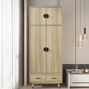 Armario de madera con 4 cajones
