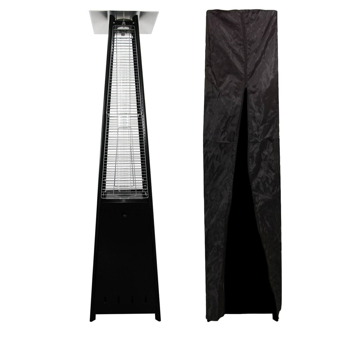 happy garden Parasol Calefactor a Gas Stockholm 13kW Acero