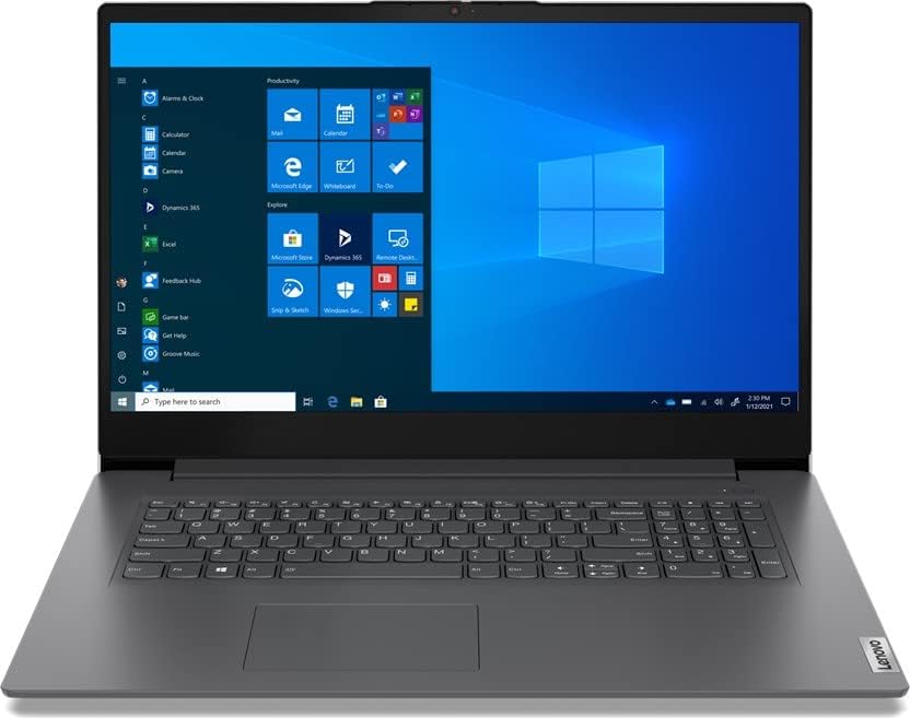 Lenovo (Portátil de 17,3" IPS FHD (Intel Core i3 1315U, 6 núcleos, 4,50 GHz, 24 GB DDR4, 1 TB SSD, Intel® Iris® XE, HDMI, cámara, BT, WLAN, Windows 11, teclado AZERTY [francés]) – 7482