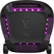 JBL Partybox Stage 120 en negro: altavoz Bluetooth portátil con sonido JBL Pro, espectáculo de luces, refuerzo de sonido con IA y asa telescópica: 12 h de autonomía