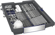 Siemens SR65YX08ME, lavavajillas inteligente iQ500 totalmente integrable, 45 cm de ancho, tercera bandeja para cubiertos, Zeolita, extra silencioso, aquaStop, apertura automática de puerta al finalizar el programa, varioSpeed, iluminación interior