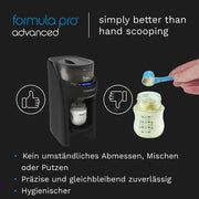 Preparador automático de biberones Formula Pro Advanced para leche en polvo y agua, 3 temperaturas, 60–300 ml, pantalla LCD, libre de BPA