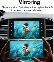 Adaptador inalámbrico CarPlay AUTOTOP, kit de reequipamiento y decodificador para Peugeot 208 de 7 pulgadas con Smeg MRN y Citroën Picasso C4, C5, DS4, DS3, 308, 508, 208, 3008 (2013-2016), compatible con CarPlay, Android Auto, Mirror Link y cámara.