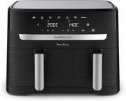 Moulinex Easy Fry Essential inox, 8,3 L, hasta 8 personas, 7 programas intuitivos, freidora de aire, comida completa, sincronización, ahorro de energía, aplicación dedicada, EZ901820