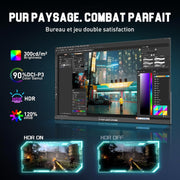 Minifire Monitor Gamer para PC de 24.5 pulgadas, 300Hz, Fast IPS, FHD 1080P, 1ms, 16:9, FreeSync, 120% sRGB, ángulo de visión amplio de 178°, VESA, HDMI 2.0 y DP1.4, cuidado ocular - (MFG25X1 Pro)