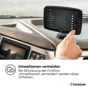 TomTom GO Expert Plus navegador para camiones (pantalla de 7 pulgadas, rutas y puntos de interés para vehículos grandes, TomTom Traffic incluido, mapas del mundo, alertas de restricciones en tiempo real)