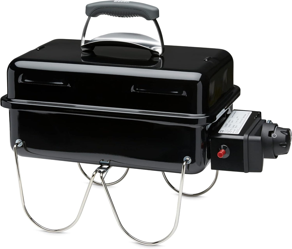 Barbacoa de gas Weber Go-Anywhere, portátil, 42 x 26 cm, negra 1141056