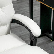 Vinsetto Silla de Oficina Reclinable con Masaje de Vibración y Calor de Microfibra