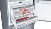 Frigorífico combi Bosch KGN36NWEA Serie 2, 186 x 60 cm, 215 L de refrigeración y 87 L de congelación, NoFrost: nunca más tendrá que descongelar, iluminación LED para una distribución uniforme de la luz