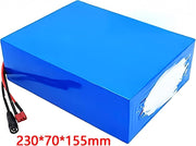 Batería de iones de litio de 72 V y 20 Ah para bicicleta eléctrica, con cargador, celdas de PVC impermeables, protección BMS integrada para motor de 200-1600 W.