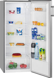 Refrigerador de una puerta de libre instalación Bomann® | Frigorífico grande de 242 litros | incl. iluminación LED | ideal para bebidas y alimentos | bisagra de puerta reversible | VS 7316.1 blanco