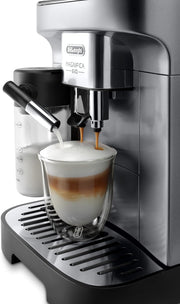 Cafetera superautomática De'Longhi Magnifica Evo ECAM 292.81.B con sistema de leche LatteCrema, 7 botones de selección directa para capuchino, espresso y otras especialidades de café, función de 2 tazas, negra