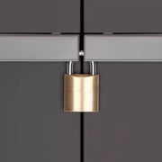 Gabinete organizador de almacenamiento de 4 estantes ajustables para garaje Sterilite, paquete de 2, gris