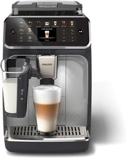 Cafetera superautomática Philips Serie 5500 – Sistema de leche LatteGo, 20 especialidades de café frías y calientes, 40% más silenciosa con SilentBrew, QuickStart, gris (EP5544/50)
