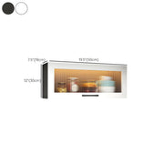 Alacenas de pared para cocina, de madera blanca