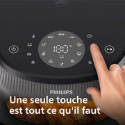 Freidora de aire PHILIPS Serie 3000 7,2 L, ventana de cocción, freidora 16 en 1, tecnología RapidAir Plus, eliminación de grasa, aplicación de recetas HomeID, fácil de limpiar (NA340/00)