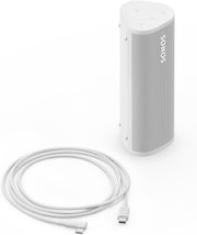 Sonos Roam 2 | Altavoz más ligero, portátil y resistente al agua con Bluetooth, Wi-Fi, al menos 10 horas de autonomía y control por voz para interiores y exteriores - Blanco