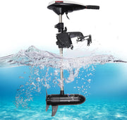 Motor eléctrico de 45 libras para bote inflable, kayak, embarcación de pesca, motor de hélice, motor de paleta, fuera de borda de 12v