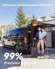 Cámara de vigilancia WiFi para exteriores Imou 2K inalámbrica con panel solar y batería de 5000 mAh, cámara solar exterior PTZ 360°, detección de personas/vehículos, visión nocturna a color, IP65, modo privado (2 unidades)