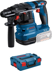 Martillo perforador a batería Bosch Professional 18V System GBH 18V-22 (con SDS plus, Kickback Control y Vibration Control, incl. L-BOXX, sin batería ni cargador) alimentado por batería